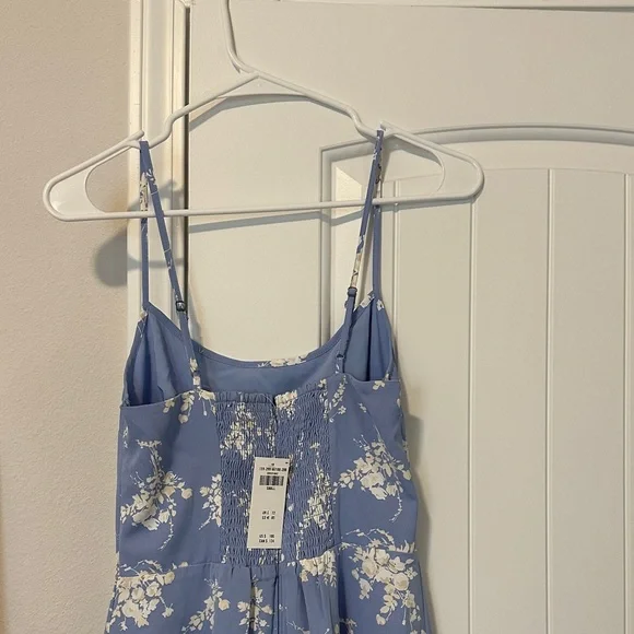 Abercrombie & Fitch Blue Floral Maxi Dress - Picture 3 of 5